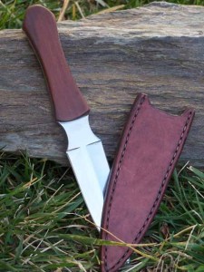 Boot Knife:Manzanita Handle